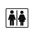 man and woman icon in modern design style for web vector image