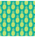pineapple background seamless pattern vector image vector image