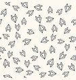 seamless paper fox origami pattern background vector image