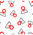 pin map icon seamless pattern background gps vector image
