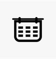 timer schedule icon calender icon in trendy flat vector image vector image