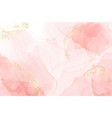 abstract rose blush liquid watercolor background vector image