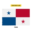 panamanian grunge flag vector image