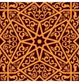 arabian seamless pattern with a central star vector image vector image