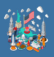 usa concept composition vector image