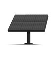 solar panel isolated 3d on white vector image