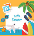 background pictures of summer theme vector image