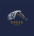 flying eagle vector image vector image