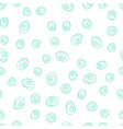 hand drawn seamless pattern made spiral circles vector image vector image