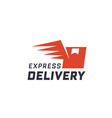 express delivery vector image vector image