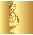 golden background vector image