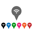 wi-fi pointers vector image vector image