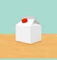 farm cartoon of milk vector image vector image