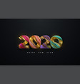 happy new 2020 year vector image vector image