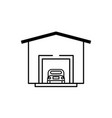 garage icon clipart design vector image