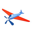 toy plane - modern flat design style single vector image vector image