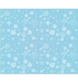 christmas snowfall on the background of blue sky vector image