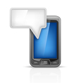 mobile phone vector image