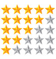 stars rating vector image