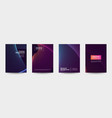 cover design dynamic background vector image vector image