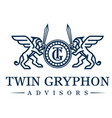 gryphon logo design vector image