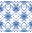 blue floral pattern halftone background vector image
