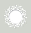 floral frame vector image