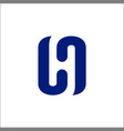 letter h initial logo design inspiration vector image