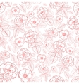 seamless pattern of flowers vector image vector image
