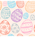 abstract easter seamless pattern vector image vector image