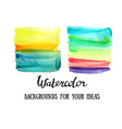 abstract watercolor art hand paint isolated vector image