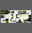 business photo presentation brochure template vector image