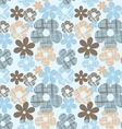 flower pattern vector image