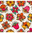 seamless floral pattern vector image vector image