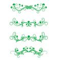 vintage floral frames vector image vector image