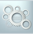 gears concept vector image vector image