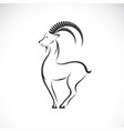 goat design on white background easy editable vector image