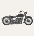 motorbike isolated on white background vector image vector image