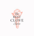 best clove spices abstract sign symbol vector image