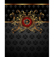 gold vintage for design packing vector image vector image
