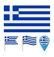 greece europe country flag vector image