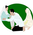sungkem2 flat vector image vector image
