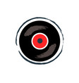 vinyl recording tape for music vector image