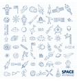 abstract solar system vector image