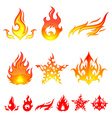 fire elements vector image