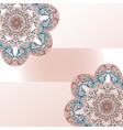 oriental mandala motif vector image