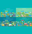 ecology green technology recycle and save vector image