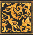golden baroque rich luxury pattern vector image vector image
