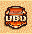 logo for bbq vector image