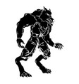 werewolf vector image vector image
